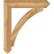 Ekena Millwork Thorton Arts & Crafts Rough Sawn Bracket, Western Red Cedar, 6"W x 38"D x 44"H BKT06X38X44THR03RWR - alternate 2